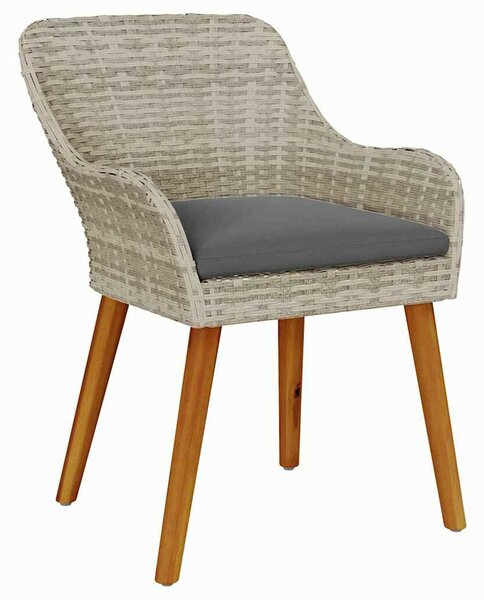 Étkezőgarnitúra 9 pcs Világosszürke