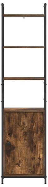Könyvespolc Füstölt tölgy 40 x 24 x 161 cm Faanyag