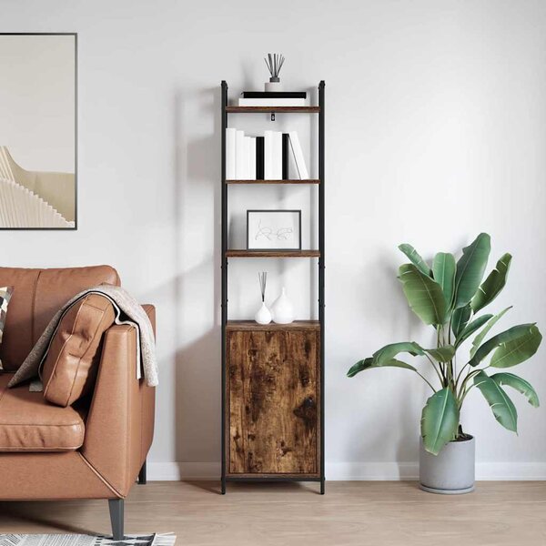 Könyvespolc Füstölt tölgy 40 x 24 x 161 cm Faanyag