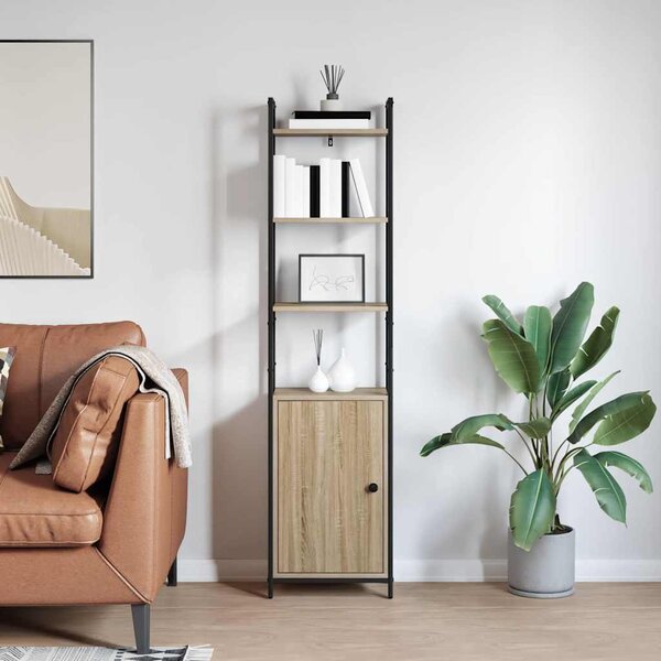Könyvespolc Sonoma tölgy 40 x 24 x 161 cm Faanyag