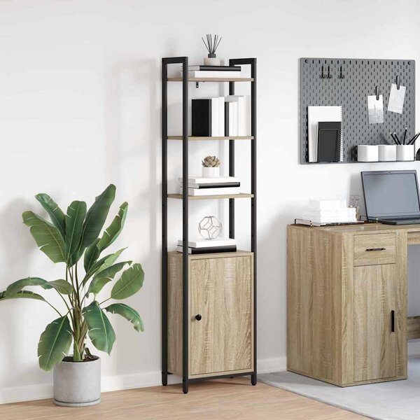 Könyvespolc Sonoma tölgy 40 x 24 x 161 cm Faanyag