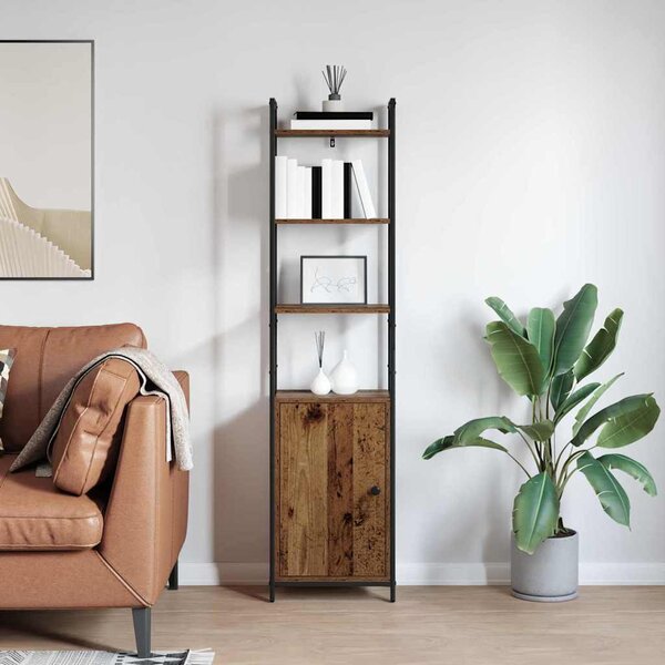 Könyvespolc Öreg fa 40 x 24 x 161 cm Faanyag