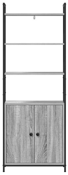 Könyvespolc Szürke Sonoma 60 x 24 x 161 cm Faanyag