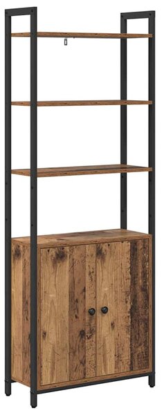 Könyvespolc Öreg fa 60 x 24 x 161 cm Faanyag