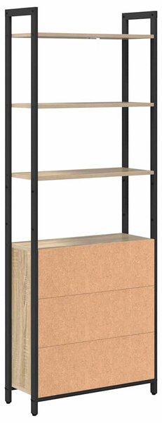 Könyvespolc Sonoma tölgy 60 x 24 x 161 cm Faanyag