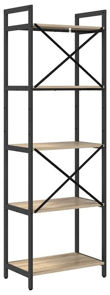 Könyvespolc Sonoma tölgy 56 x 34 x 171 cm Faanyag