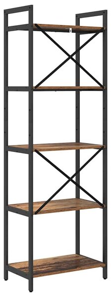 Könyvespolc Öreg fa 56 x 34 x 171 cm Faanyag
