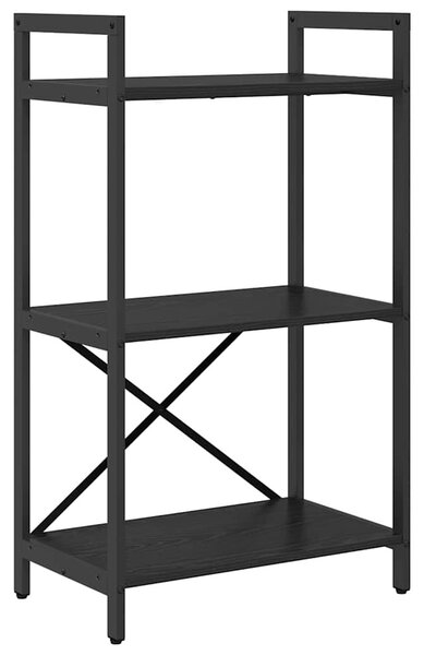 Könyvespolc Fekete tölgy 56 x 34 x 96 cm Faanyag