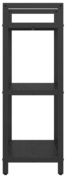Könyvespolc Fekete tölgy 56 x 34 x 96 cm Faanyag