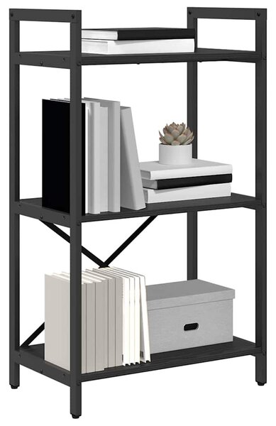 Könyvespolc Fekete tölgy 56 x 34 x 96 cm Faanyag