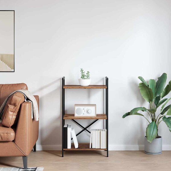 Könyvespolc Öreg fa 56 x 34 x 96 cm Faanyag