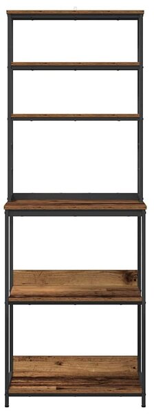 Konyhai polc Öreg fa 60 x 40 x 168 cm Faanyag