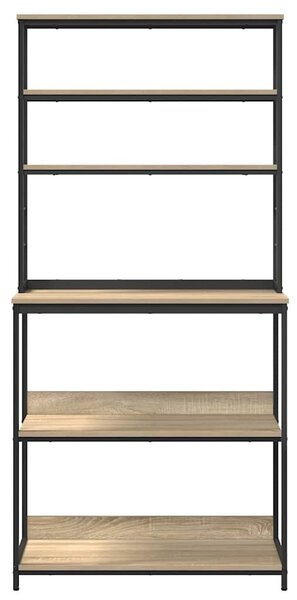 Konyhai polc Sonoma tölgy 80 x 40 x 168 cm Faanyag