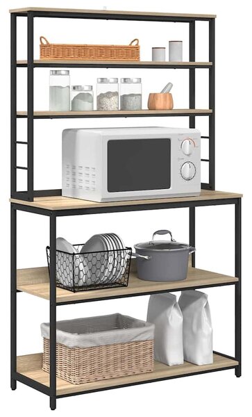 Konyhai polc Sonoma tölgy 100 x 40 x 168 cm Faanyag
