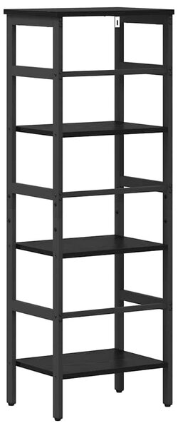 Könyvespolc Fekete tölgy 40 x 29,5 x 115 cm Faanyag