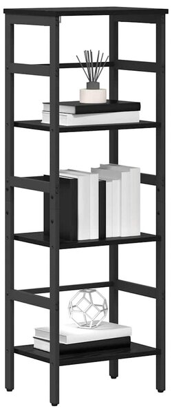 Könyvespolc Fekete tölgy 40 x 29,5 x 115 cm Faanyag