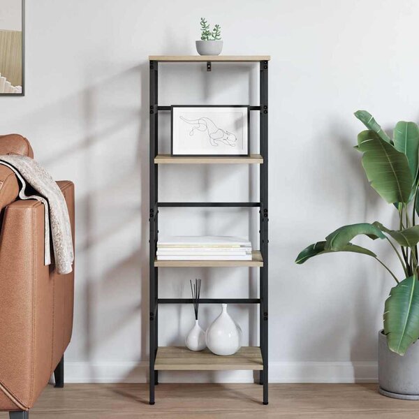 Könyvespolc Sonoma tölgy 40 x 29,5 x 115 cm Faanyag