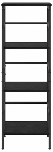 Könyvespolc Fekete tölgy 40 x 29,5 x 115 cm Faanyag