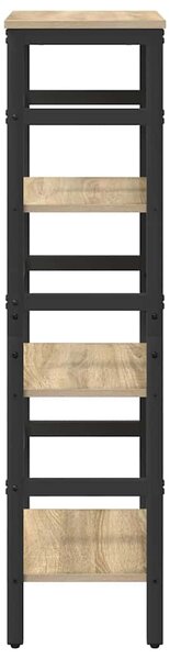 Könyvespolc Sonoma tölgy 40 x 29,5 x 115 cm Faanyag