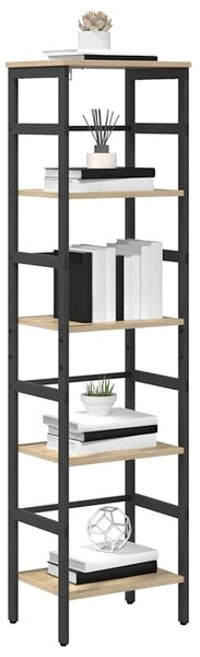 Könyvespolc Sonoma tölgy 40 x 29,5 x 149 cm Faanyag