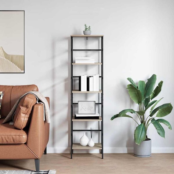 Könyvespolc Sonoma tölgy 40 x 29,5 x 149 cm Faanyag