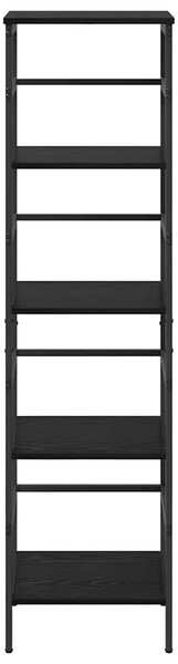 Könyvespolc Fekete tölgy 40 x 29,5 x 149 cm Faanyag