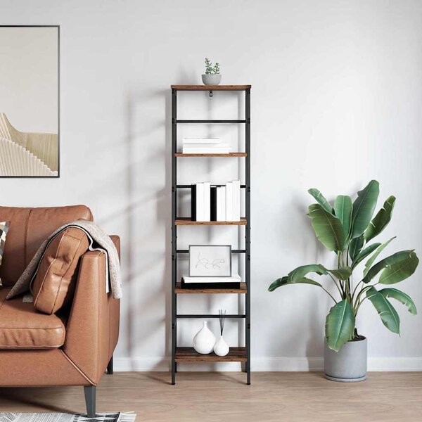 Könyvespolc Öreg fa 40 x 29,5 x 149 cm Faanyag