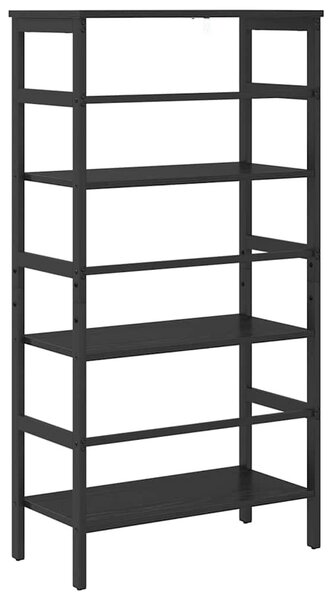 Könyvespolc Fekete tölgy 60 x 29,5 x 115 cm Faanyag