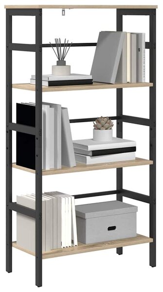 Könyvespolc Sonoma tölgy 60 x 29,5 x 115 cm Faanyag