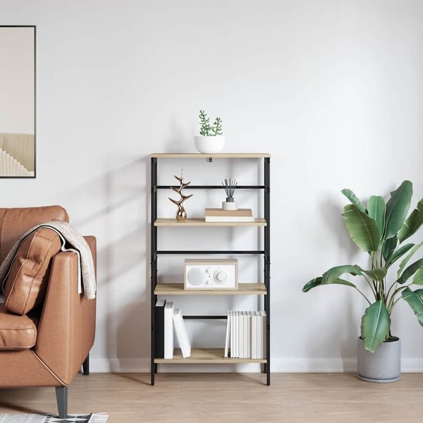 Könyvespolc Sonoma tölgy 60 x 29,5 x 115 cm Faanyag