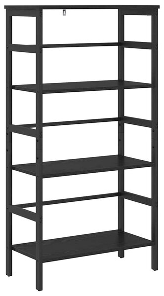 Könyvespolc Fekete tölgy 60 x 29,5 x 115 cm Faanyag