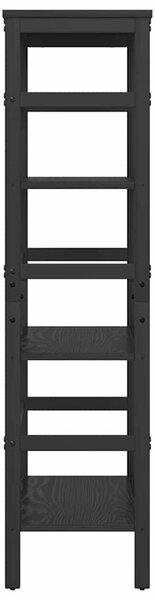 Könyvespolc Fekete tölgy 60 x 29,5 x 115 cm Faanyag
