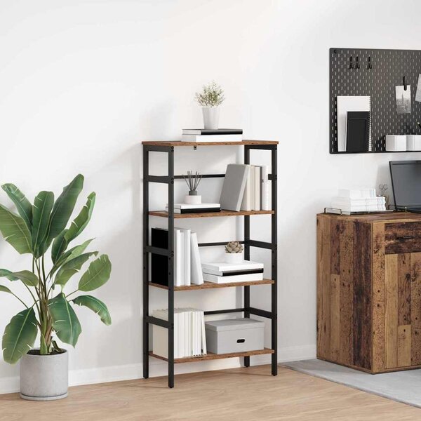 Könyvespolc Öreg fa 60 x 29,5 x 115 cm Faanyag
