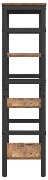 Könyvespolc Öreg fa 60 x 29,5 x 115 cm Faanyag