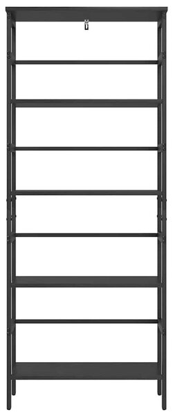 Könyvespolc Fekete tölgy 60 x 29,5 x 149 cm Faanyag