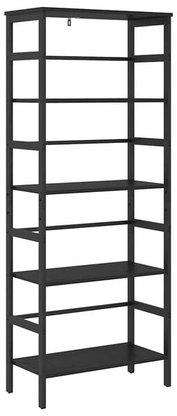 Könyvespolc Fekete tölgy 60 x 29,5 x 149 cm Faanyag