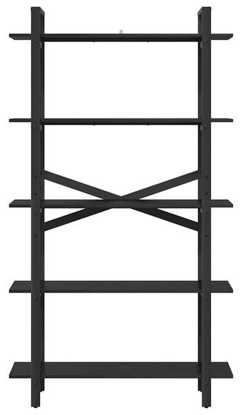 Könyvespolc Fekete tölgy 100 x 33,5 x 178 cm Faanyag