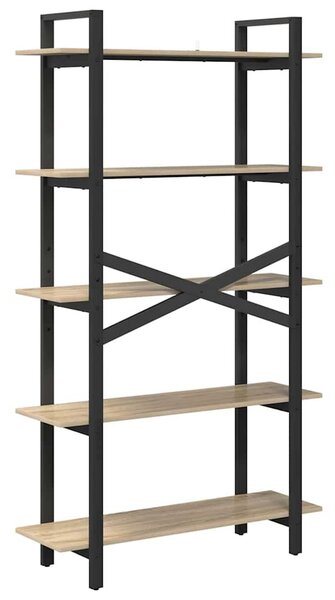 Könyvespolc Sonoma tölgy 100 x 33,5 x 178 cm Faanyag