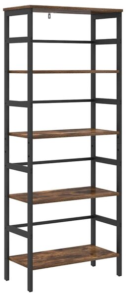 Könyvespolc Füstölt tölgy 60 x 29,5 x 149 cm Faanyag
