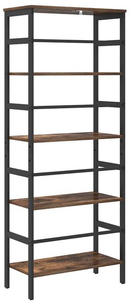 Könyvespolc Füstölt tölgy 60 x 29,5 x 149 cm Faanyag