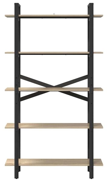 Könyvespolc Sonoma tölgy 100 x 33,5 x 178 cm Faanyag