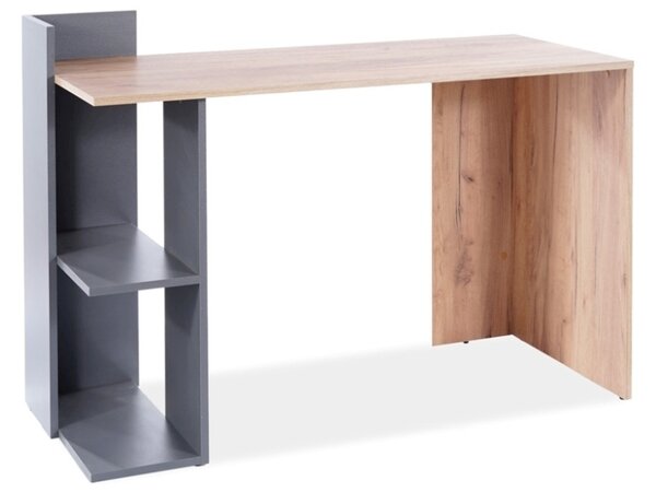 Kancelársky stôl B-001 dub wotan / antracit