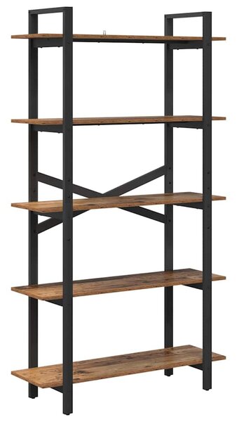Könyvespolc Öreg fa 100 x 33,5 x 178 cm Faanyag