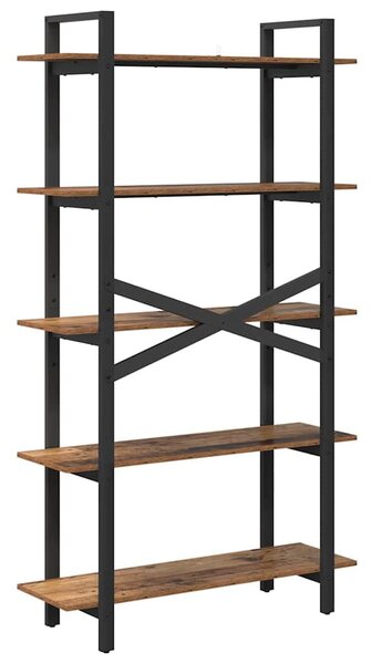 Könyvespolc Öreg fa 100 x 33,5 x 178 cm Faanyag