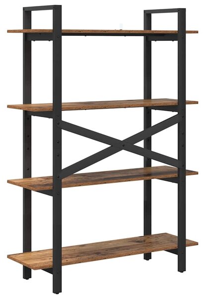 Könyvespolc Öreg fa 100 x 33,5 x 140 cm Faanyag