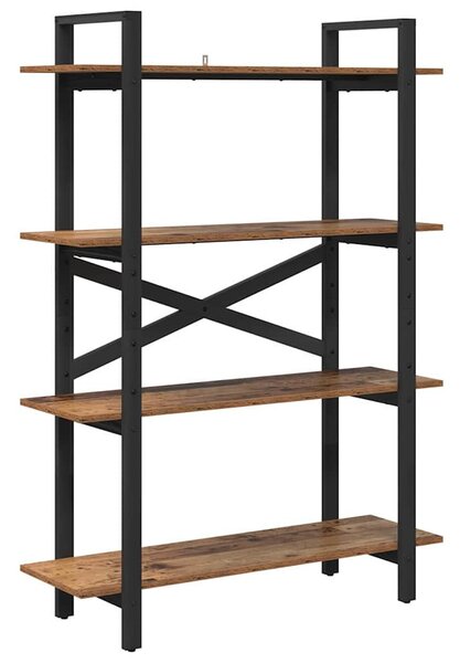 Könyvespolc Öreg fa 100 x 33,5 x 140 cm Faanyag
