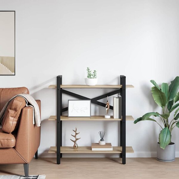 Könyvespolc Sonoma tölgy 100 x 33,5 x 102 cm Faanyag