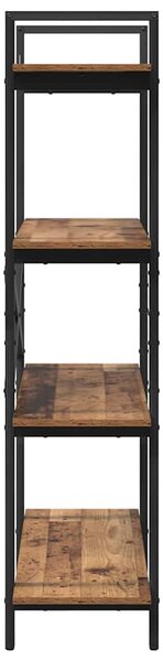 Könyvespolc Öreg fa 100 x 33,5 x 140 cm Faanyag