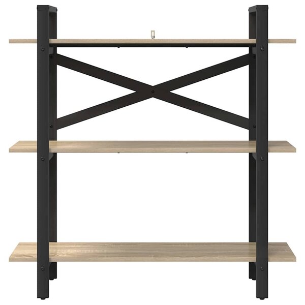 Könyvespolc Sonoma tölgy 100 x 33,5 x 102 cm Faanyag