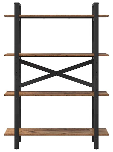 Könyvespolc Öreg fa 100 x 33,5 x 140 cm Faanyag